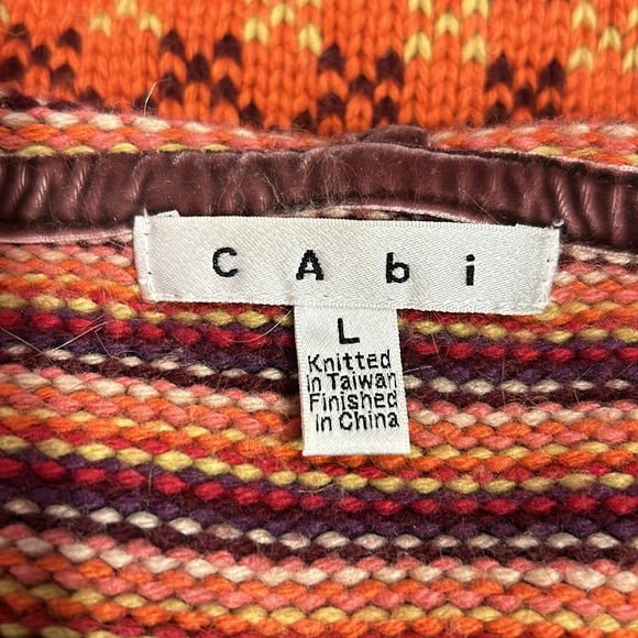 Cabi Cardigan Zip Sweater with Hood Size L - Picture 3 of 4